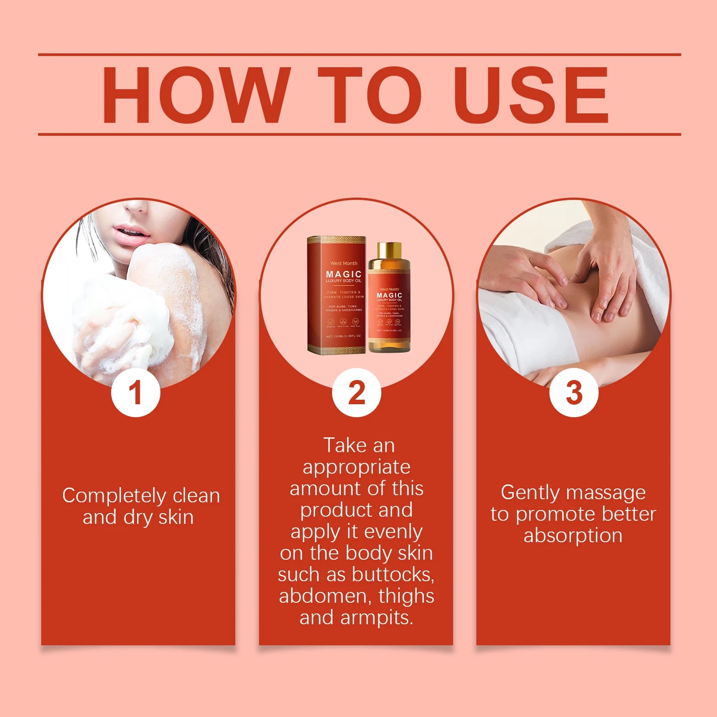 Essential Oil Firming Body Essence Oil For Sagging Skin