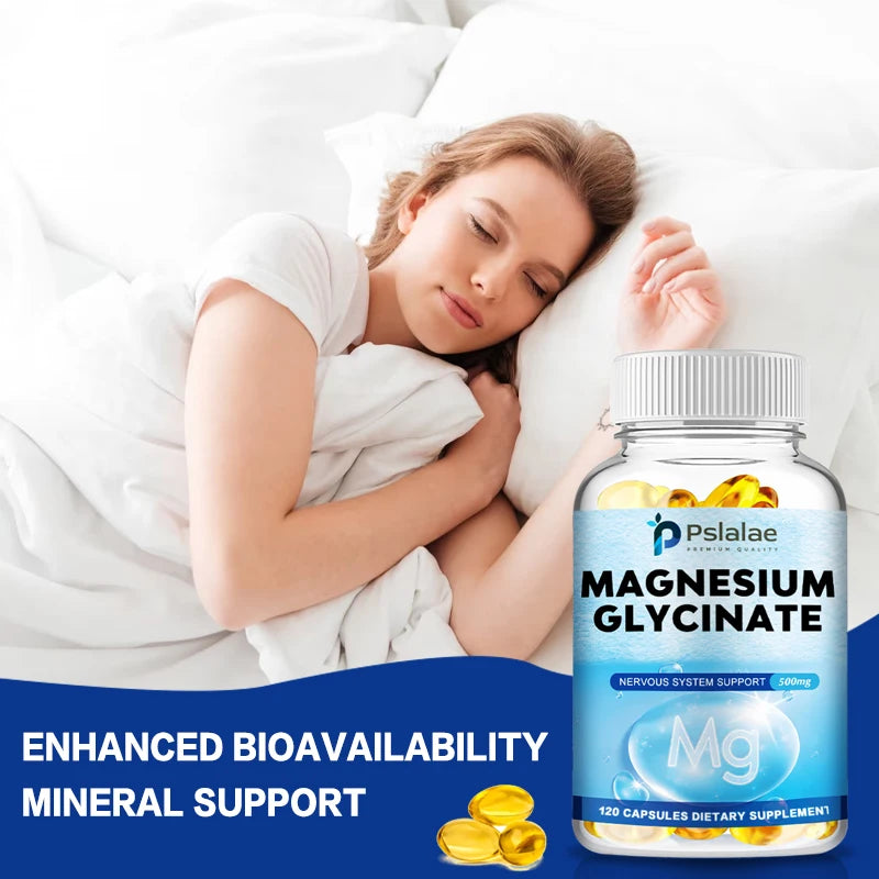 PslalaeCharge Magnesium Glycinate Capsule Supports Muscle