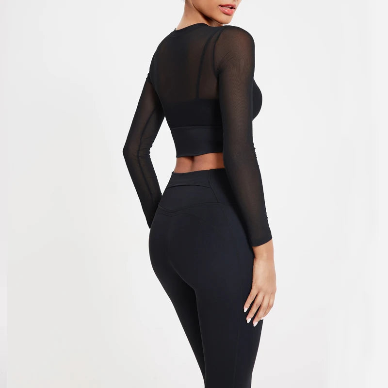 COZOKCN Women Two Piece Fitness Yoga Set Quick Dry