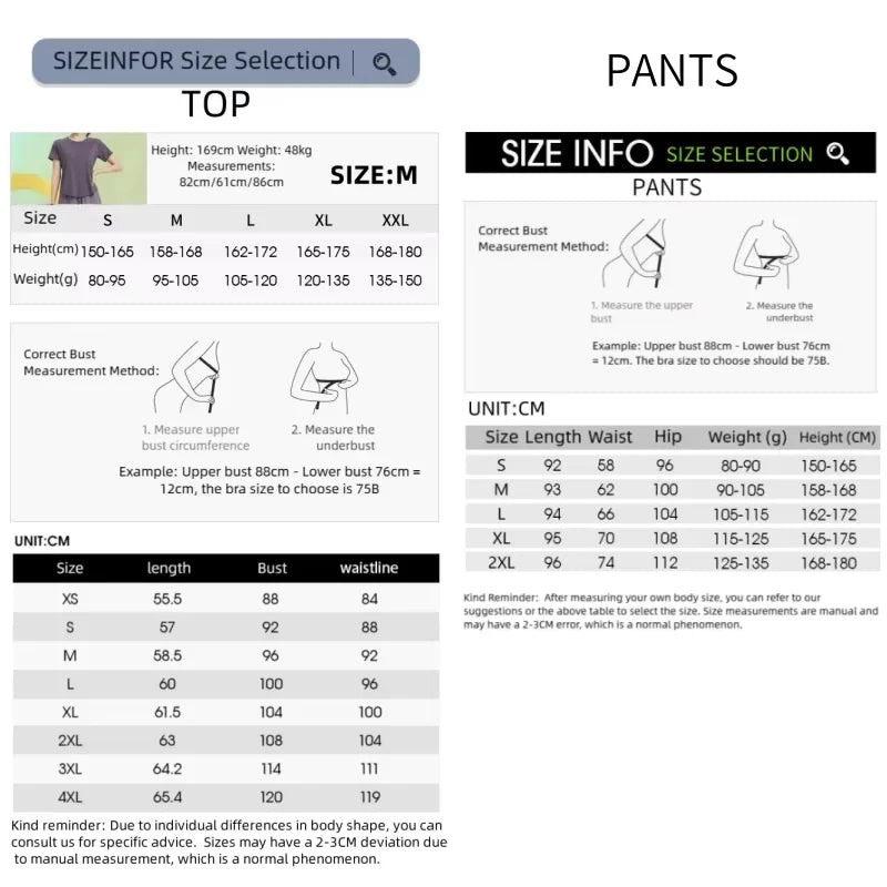 DRUR Yoga Set Women Two Piece Sport Top Pants Outfit