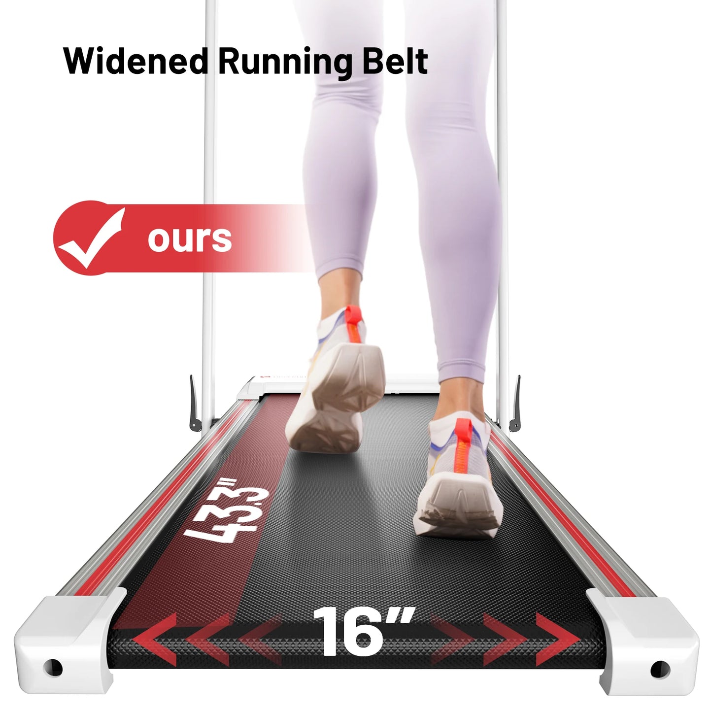 Driving Foldable Walking Treadmill With Remote App Control