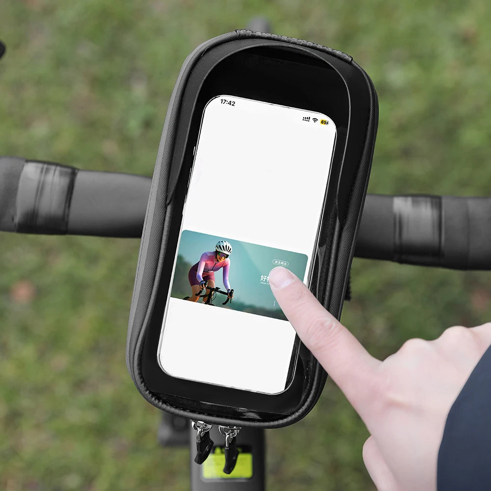 Love Respect Self Bicycle Bag Waterproof Touch Screen Bag