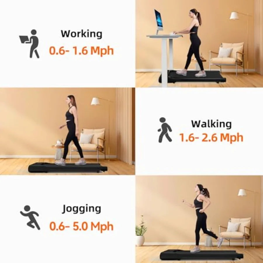 Fold 4in1 Treadmill for Home with Incline and Handles