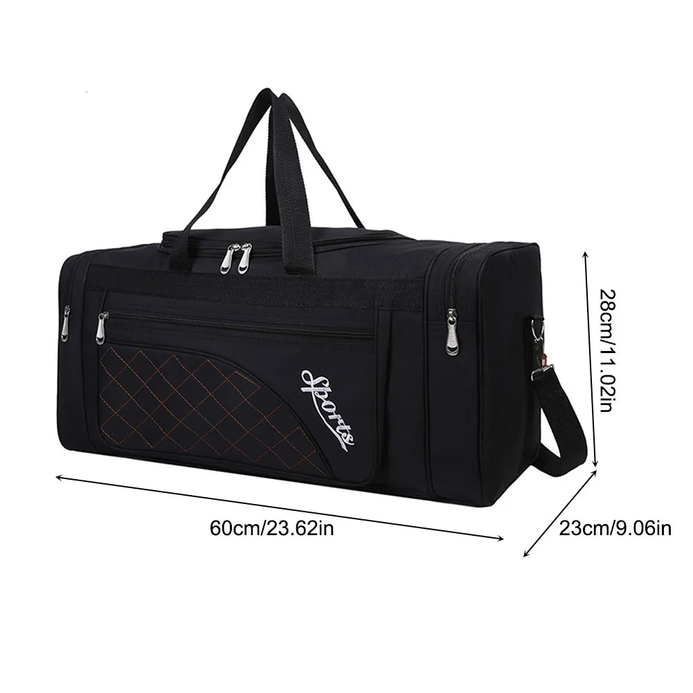 JOCESTYLECN Nylon Travel Duffel Bag Large Capacity Sports