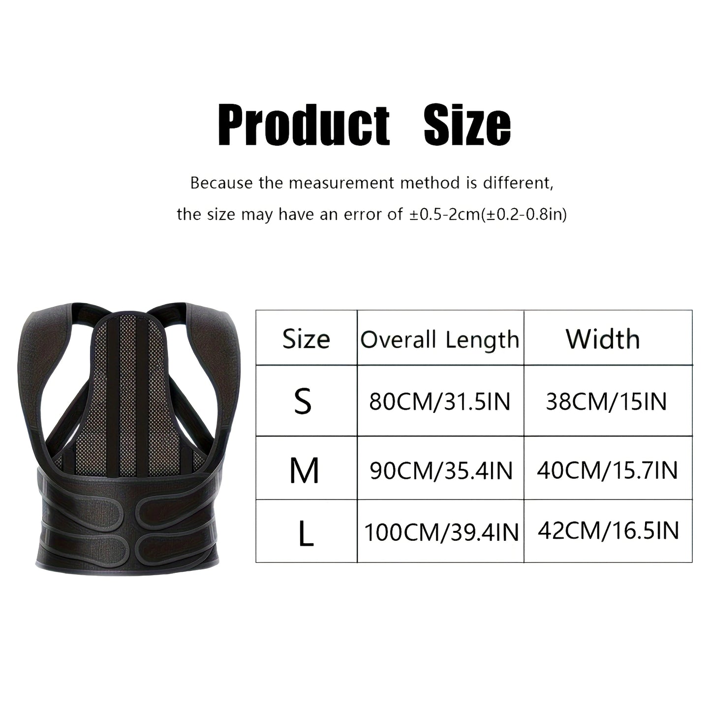 Hign-Concerned Back Brace Posture Corrector For Support