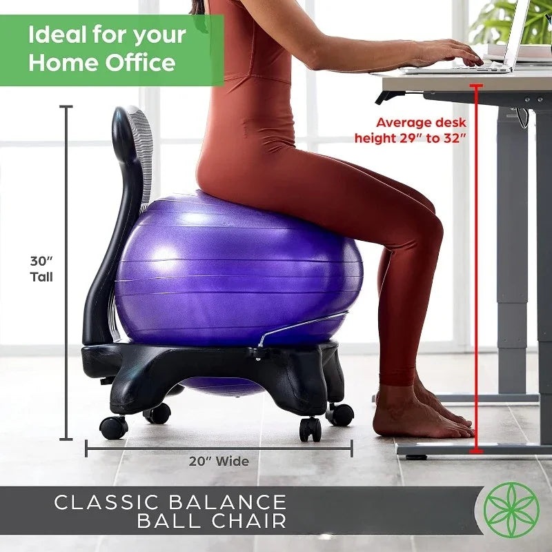 Hign Concerned Classic Balance Ball Chair Ergonomic