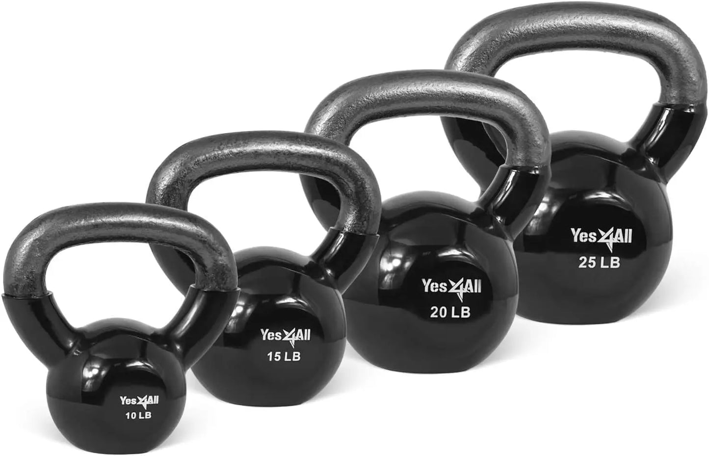 Vinyl Coated Kettlebell Set For Full Body Workout Equipment