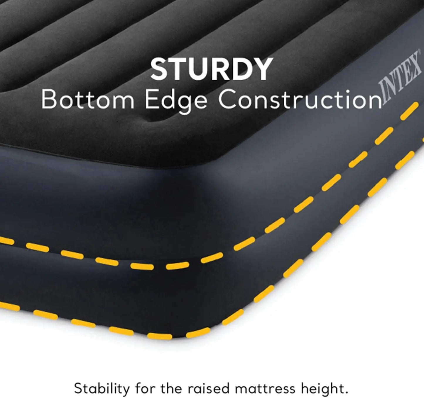 XMSJ Raised Airbed With Built In Pump Dura Beam Pillow