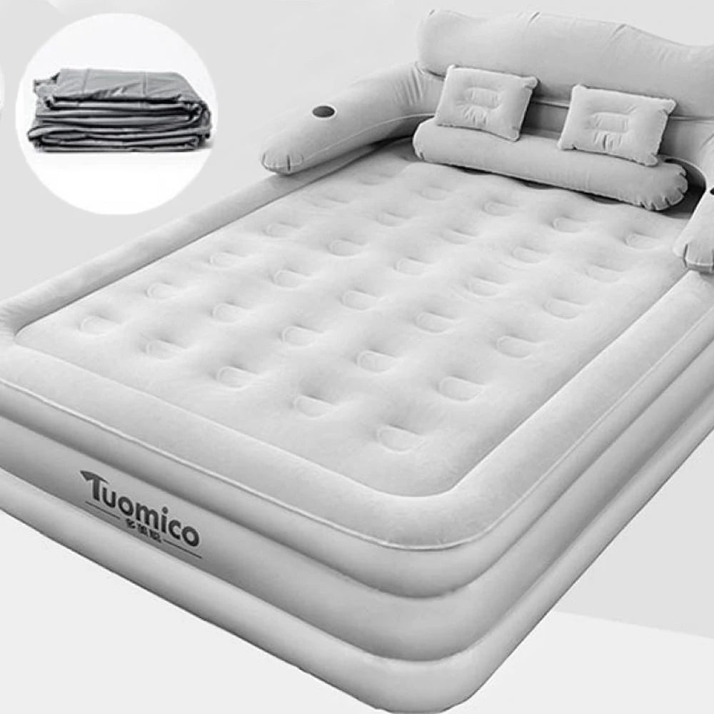 Camping Air Bed With Backrest For Two Persons Outdoor