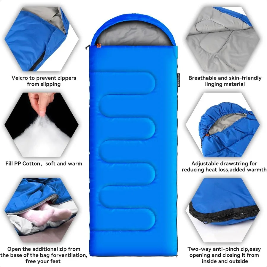 CN Guangdong Sleeping Bag For Adults 3 Season Lightweight