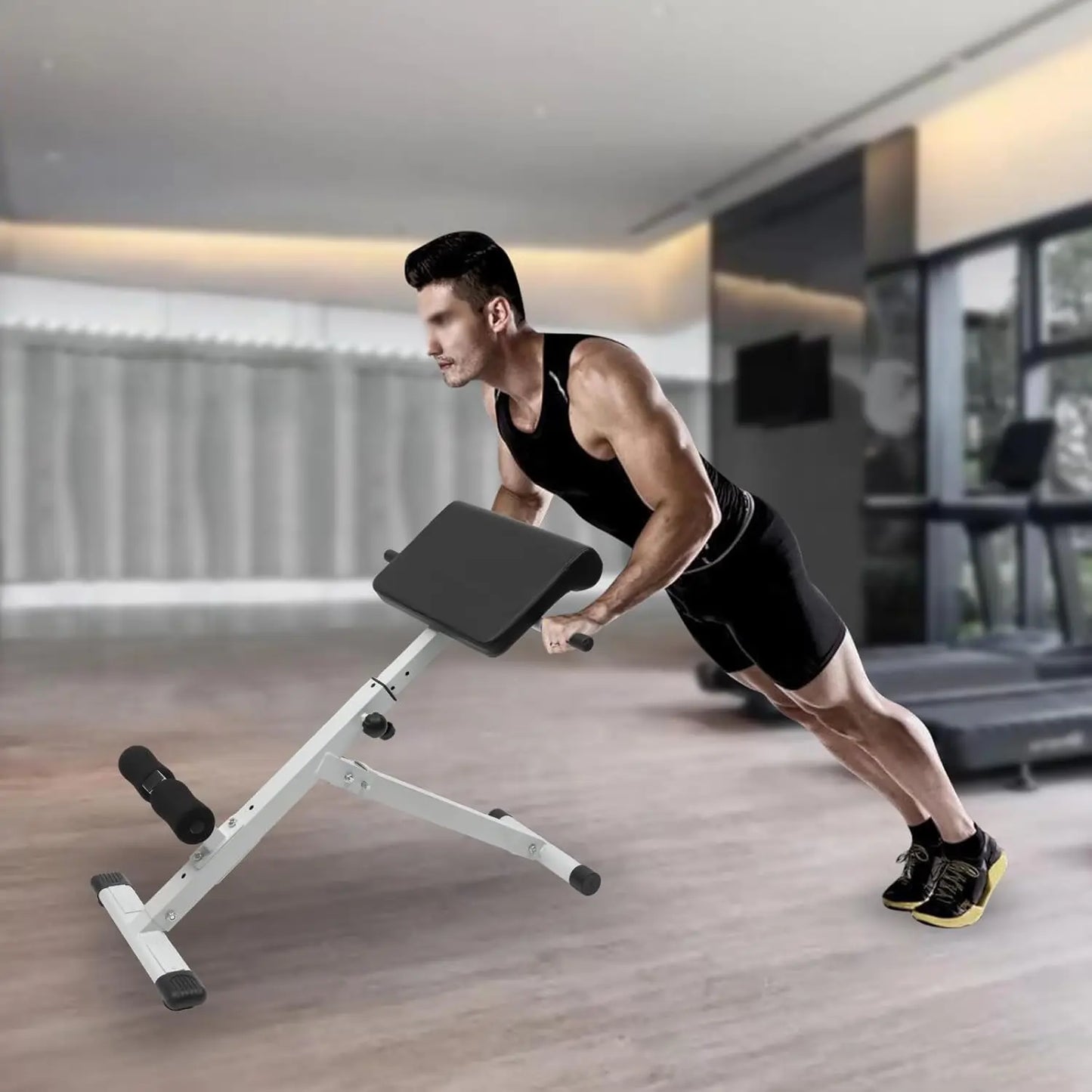Hignconcerned Roman Chair Hyperextension Bench Home Gym