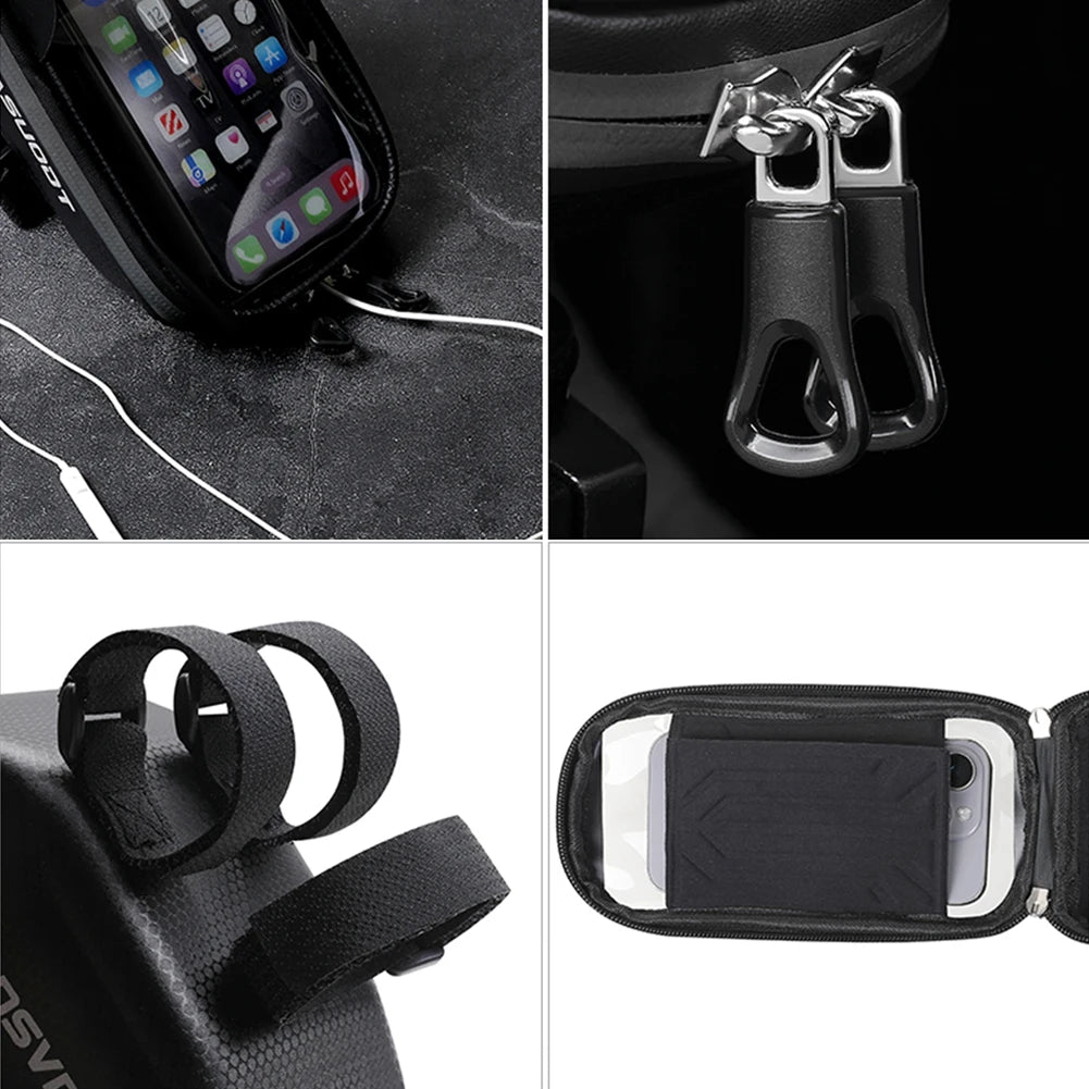 Love Respect Self Bicycle Bag Waterproof Touch Screen Bag