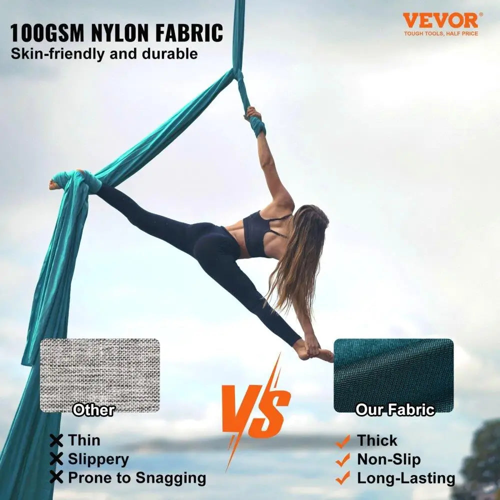 Hign-concerned Aerial Silk Yoga Swing Kit 100gsm Nylon