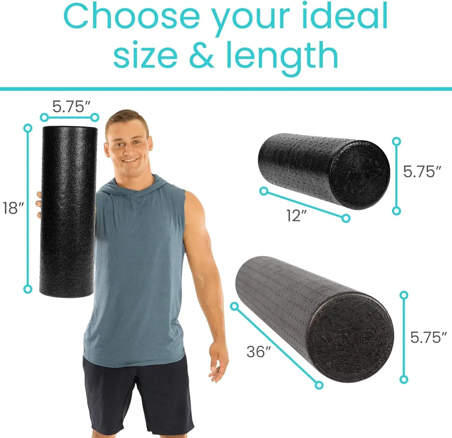 Function High Density Foam Roller For Exercise Therapy