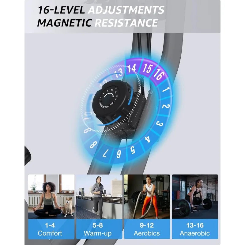 Love And Respect Self Indoor Foldable 5 In 1 Magnetic Bike