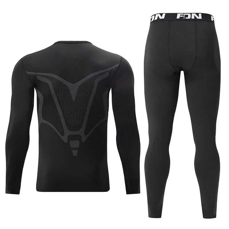 Men's Warm Ski Suit Two Piece Corset Jacket And Trousers