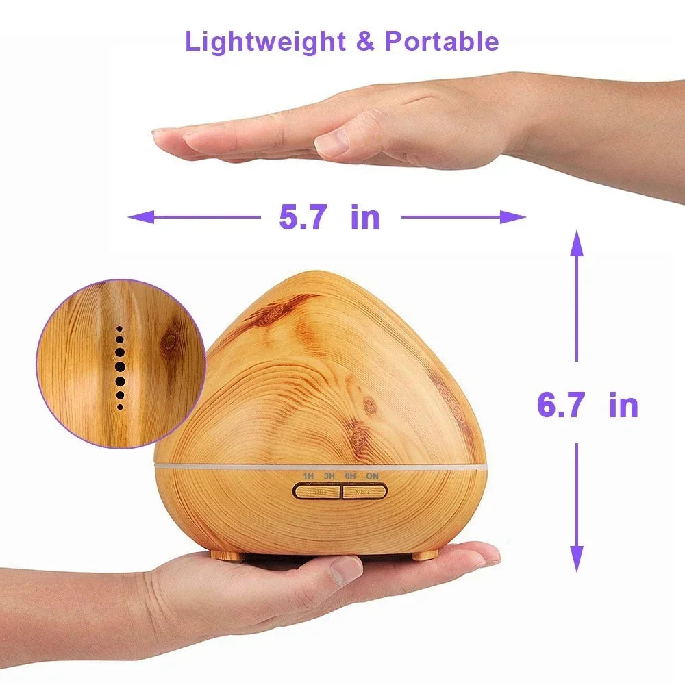 Aroma Diffuser Essential Oil Diffusor Air Humidifier Ultrasonic 7 Color LED Lamp Mist Maker For Home Ambientadores automaticos