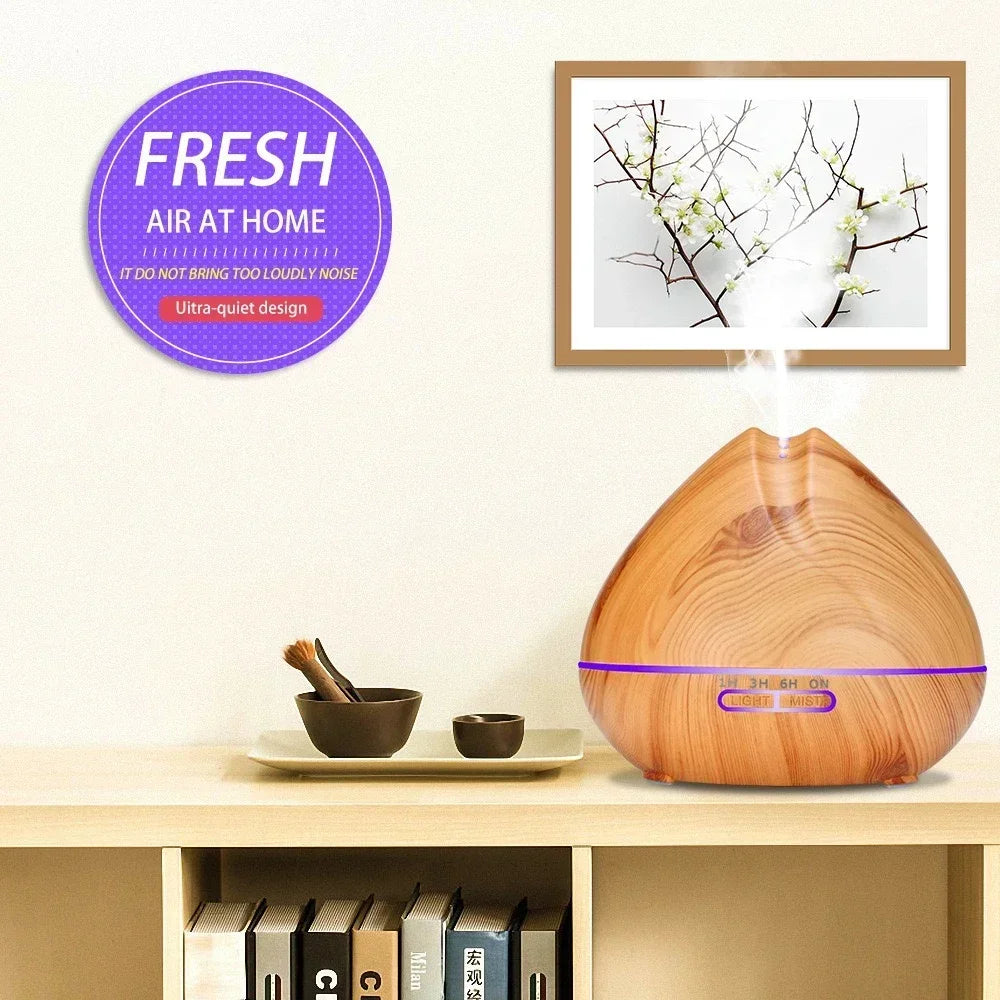Aroma Diffuser Essential Oil Diffusor Air Humidifier Ultrasonic 7 Color LED Lamp Mist Maker For Home Ambientadores automaticos
