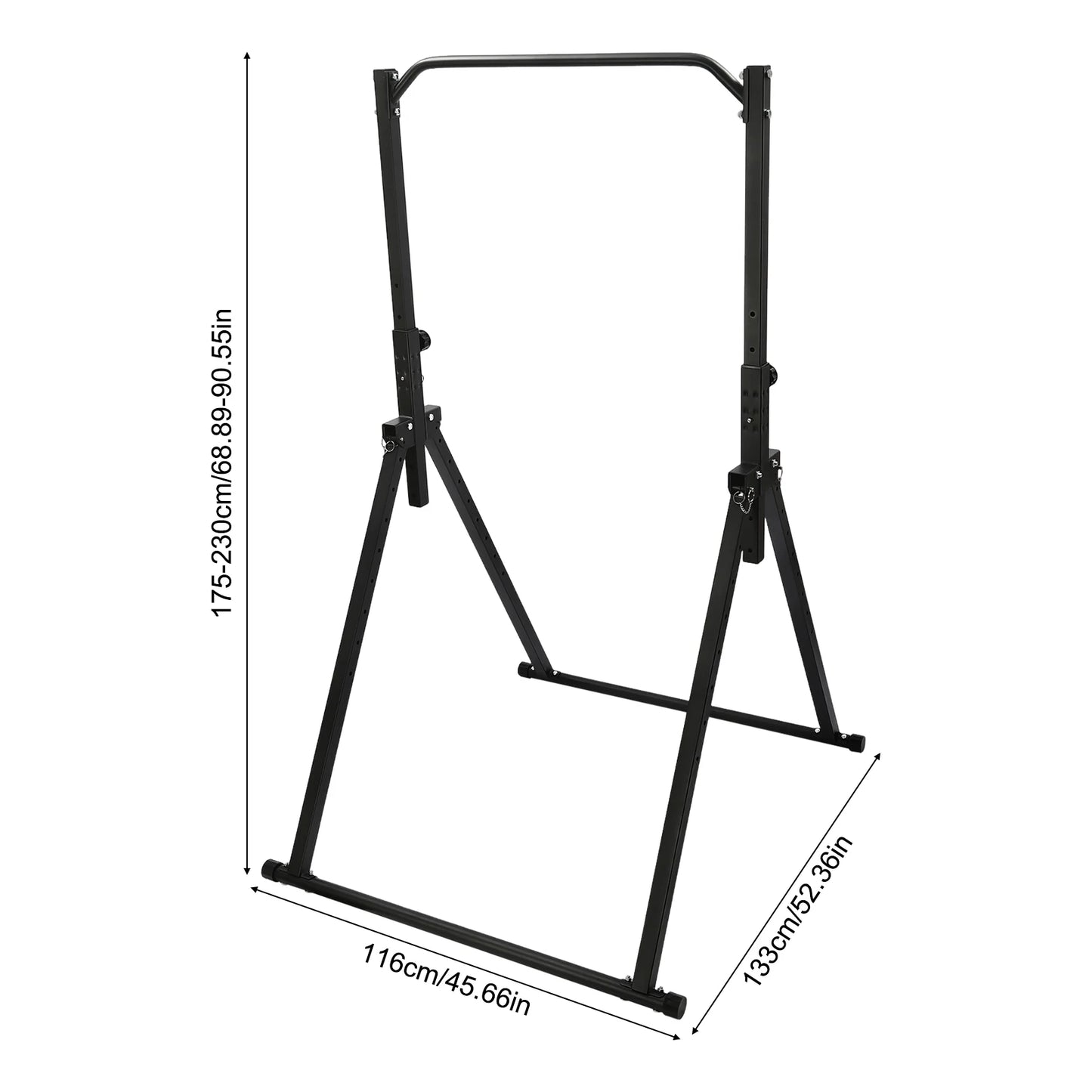 Hign Concerned Horizontal Bar Pull Up Station 200kg Adjustable