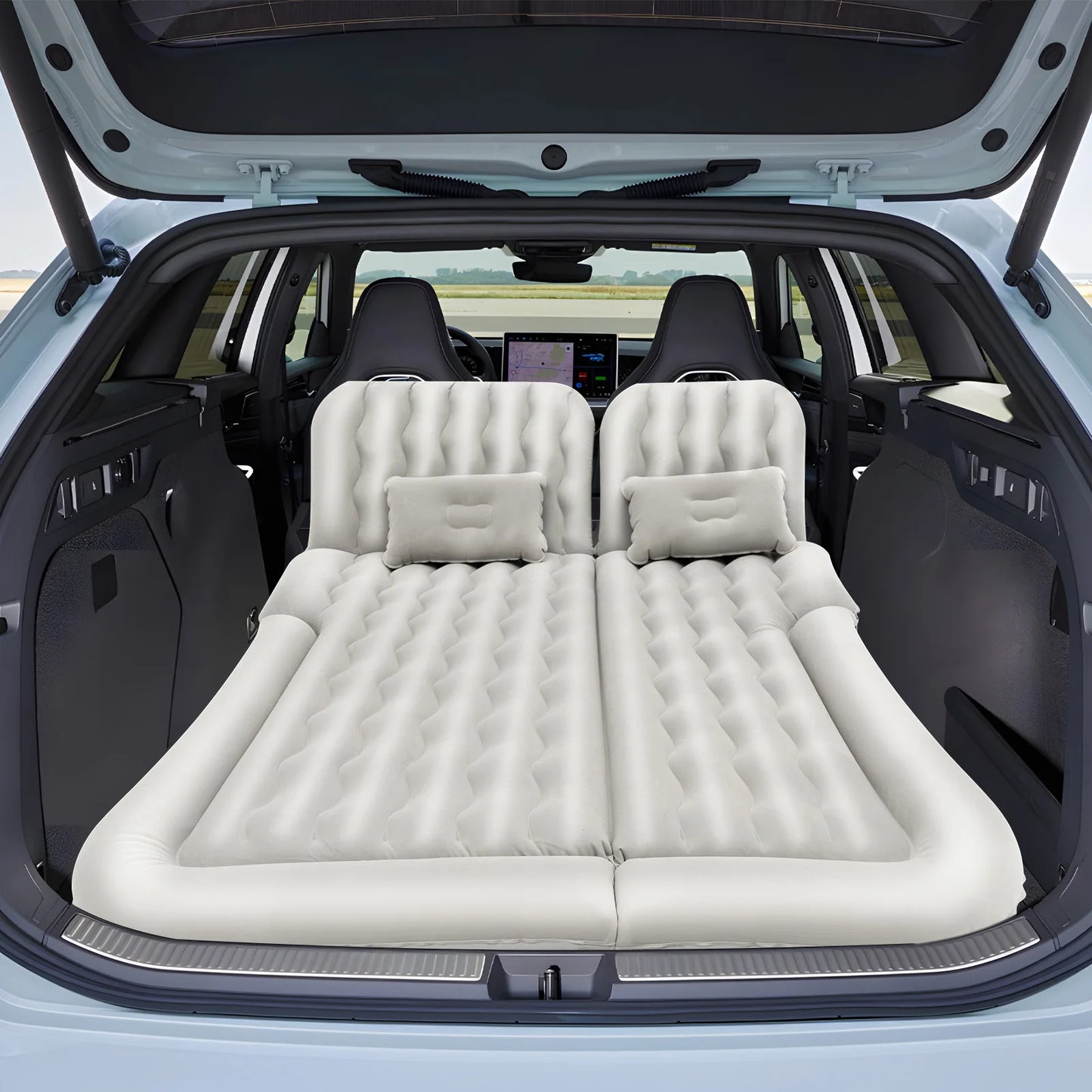 Hign-concerned SUV Air Mattress with Pump for Car Trunk