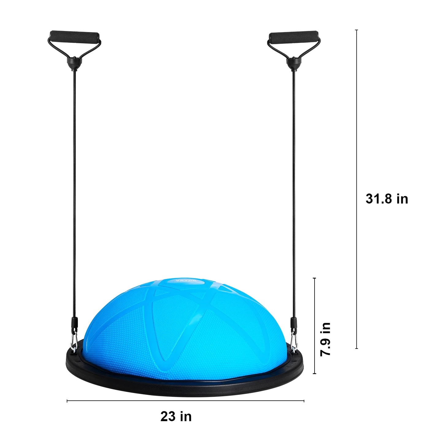 SucceBuy Balance Ball Trainer 660lbs Capacity For Home Gym
