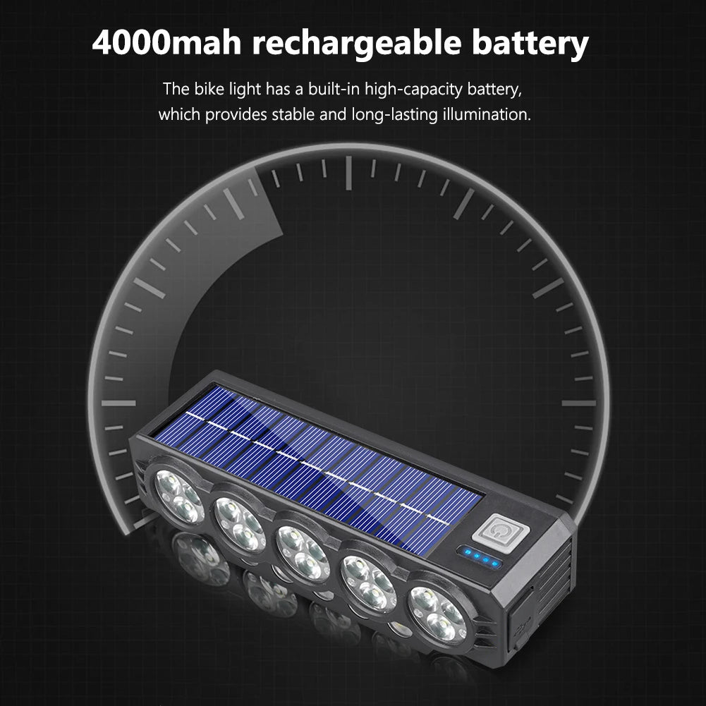 Love And Respect Self Solar Bike Front Lamp 20 LEDs