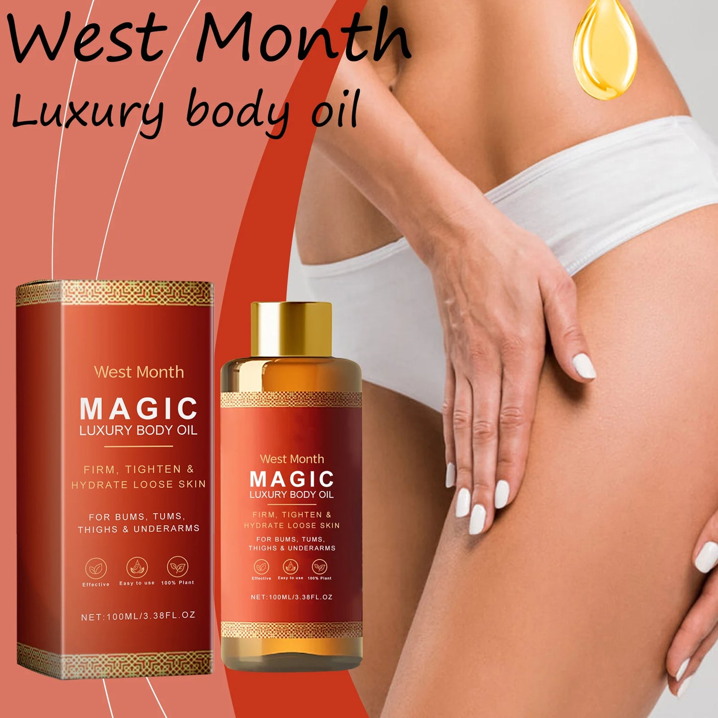 Essential Oil Firming Body Essence Oil For Sagging Skin