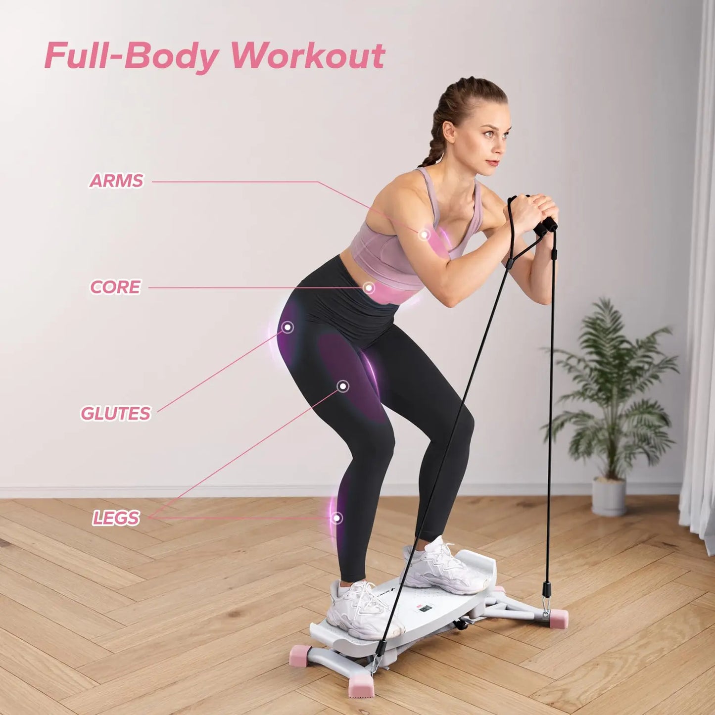MERACH Ski Machine Simulated Ski Training For Body Fitness