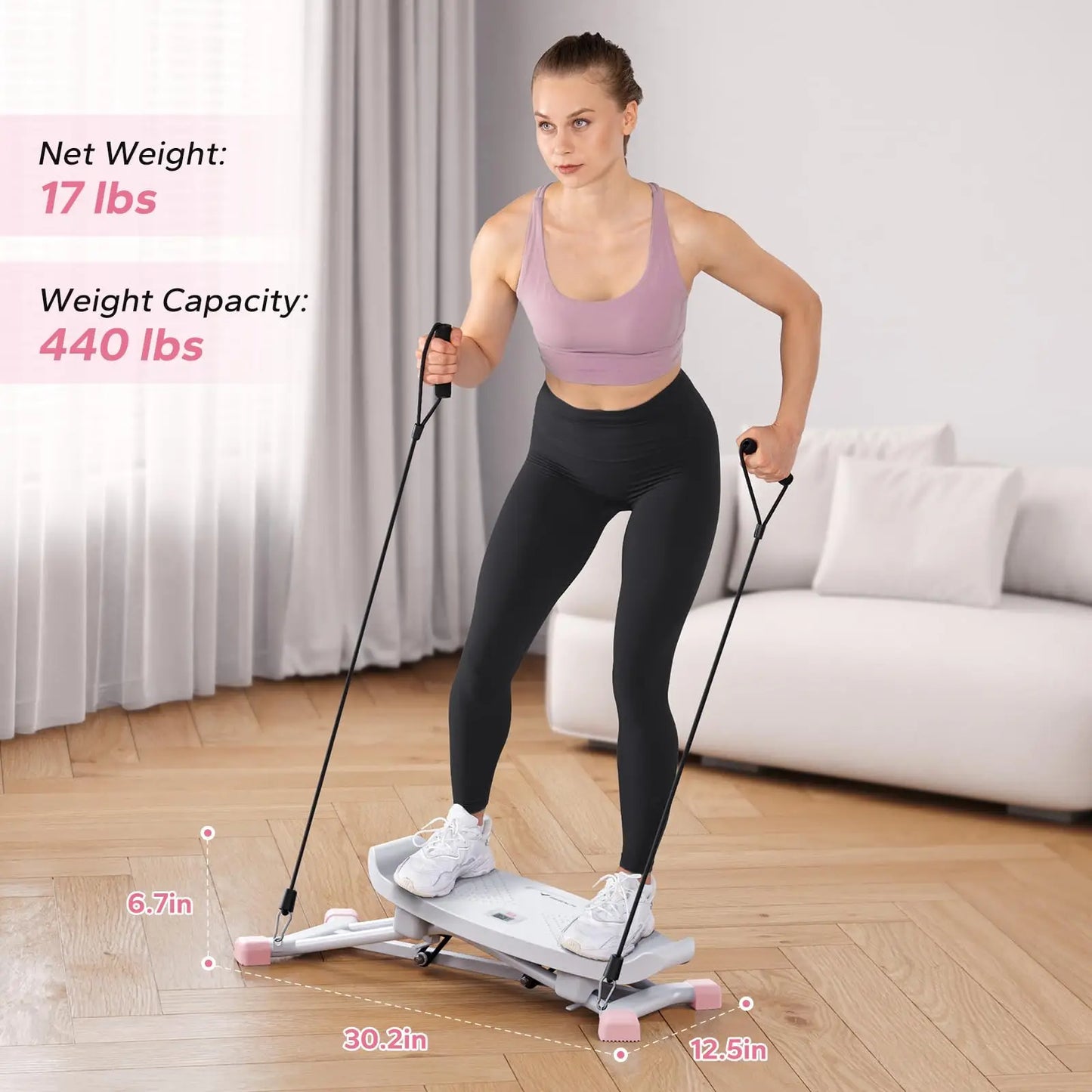 MERACH Ski Machine Simulated Ski Training For Body Fitness