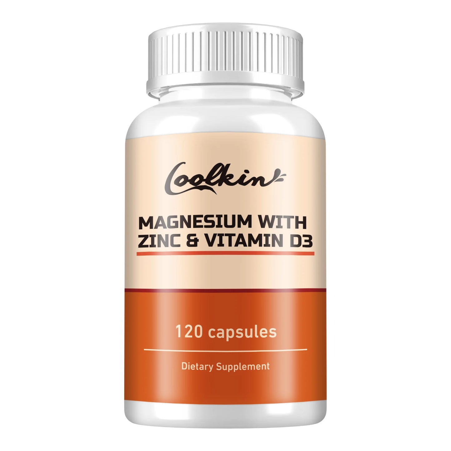 Coolkin Magnesium With Zinc And Vitamin D3 120 Capsules
