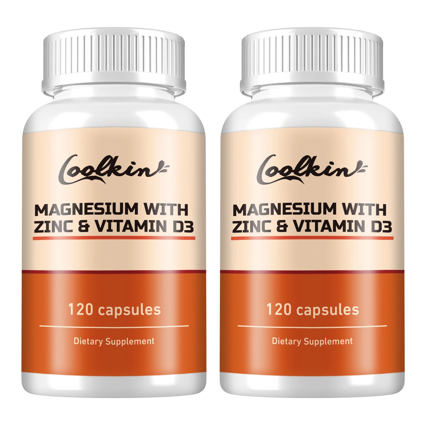 Coolkin Magnesium With Zinc And Vitamin D3 120 Capsules