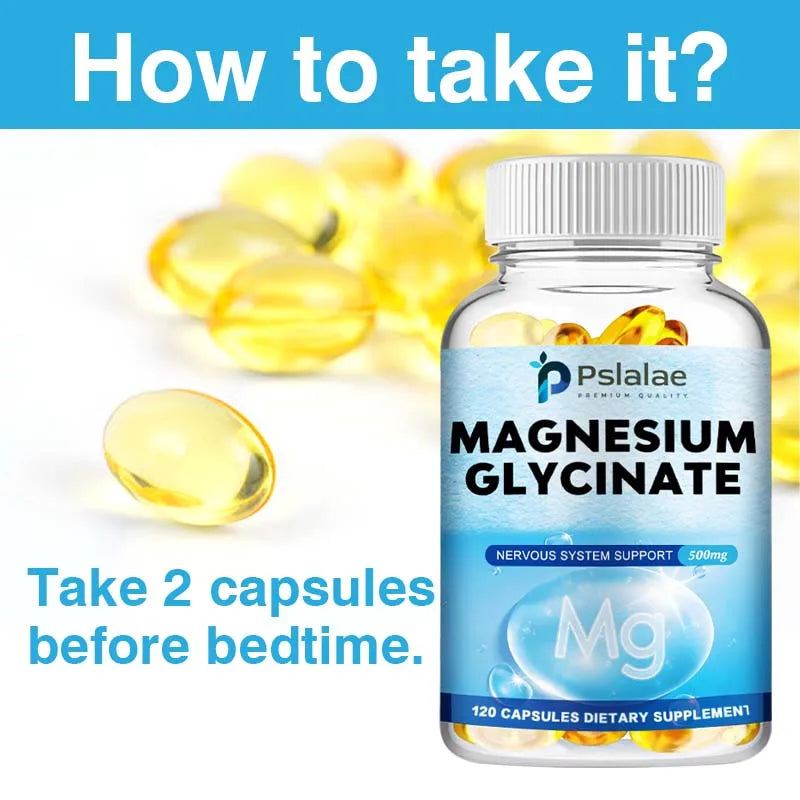 PslalaeCharge Magnesium Glycinate Capsule Supports Muscle