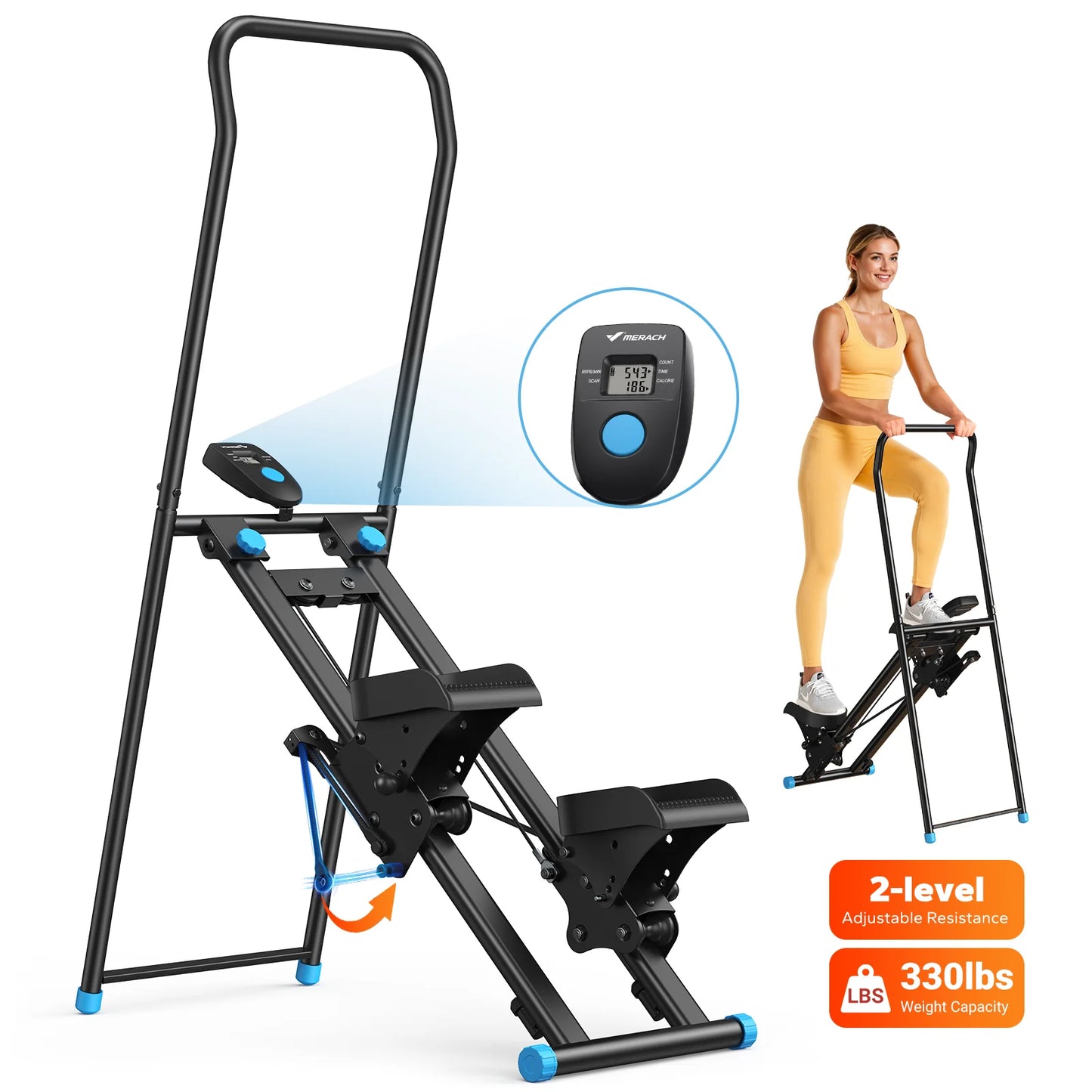 MERACH Stair Stepper for Home Gym Full Body Vertical Climber