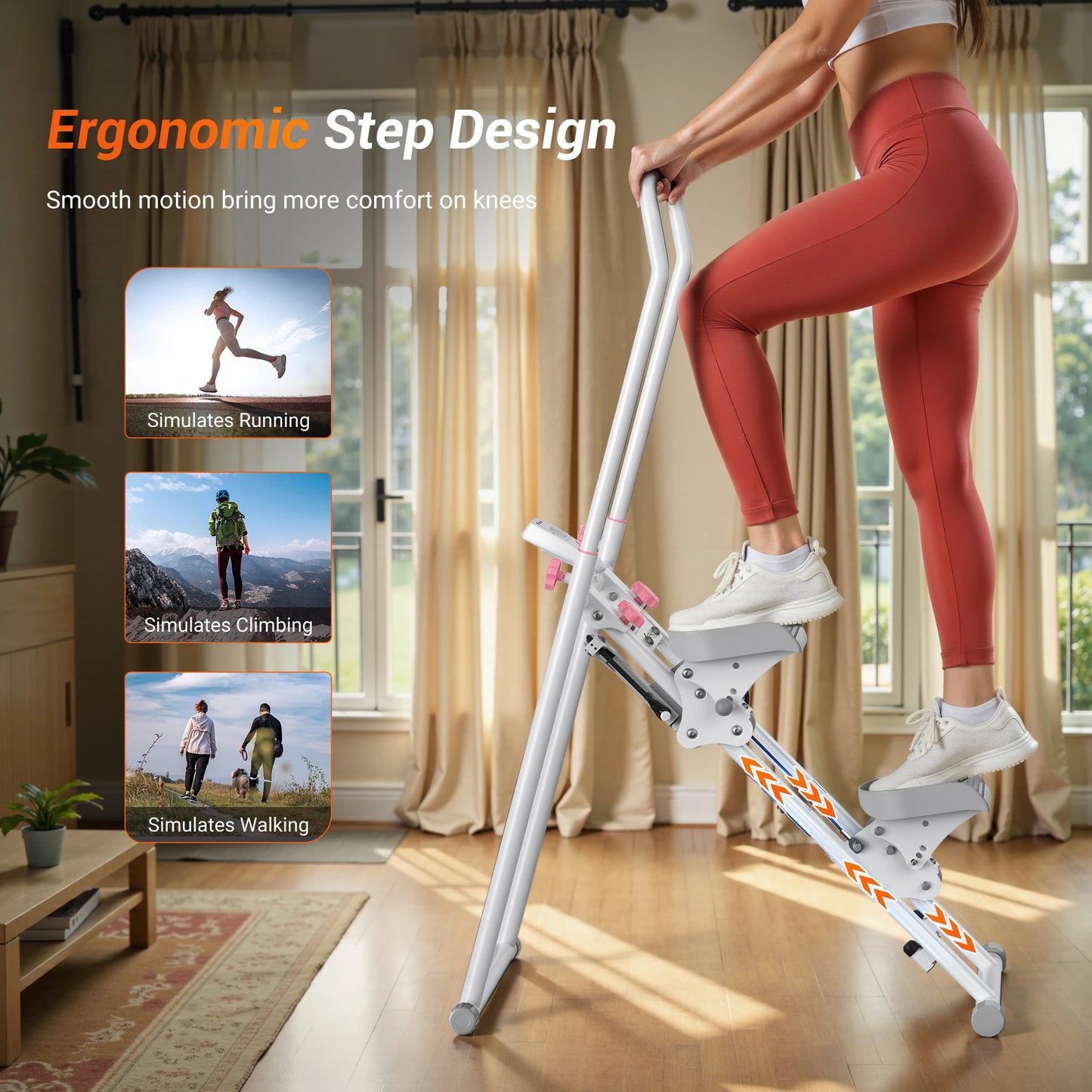 MERACH Stair Stepper for Home Gym Full Body Vertical Climber