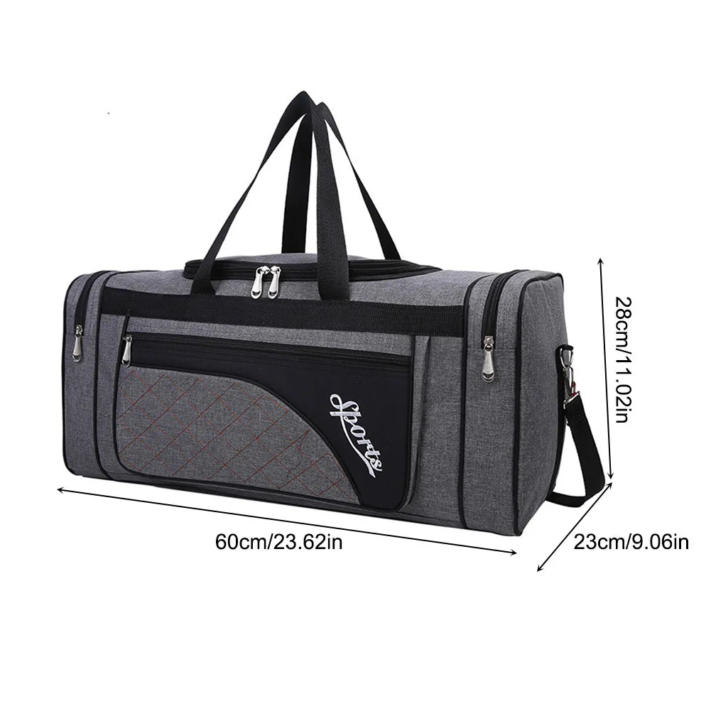 JOCESTYLECN Nylon Travel Duffel Bag Large Capacity Sports
