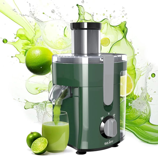 SEJOY Juicer Extractor With Two Speeds Large Mouth BPA Free