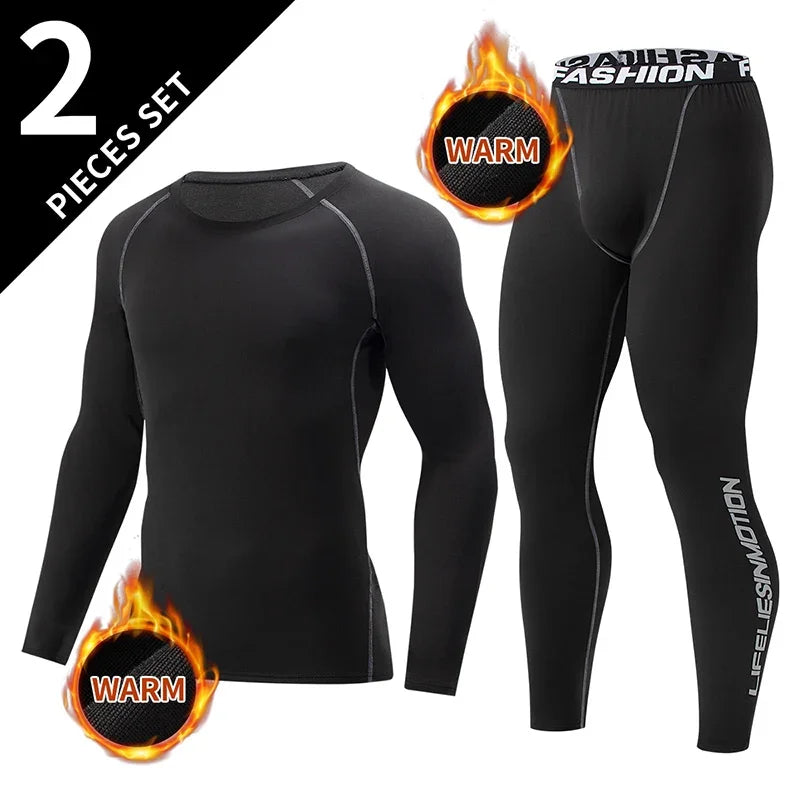 Men's Warm Ski Suit Two Piece Corset Jacket And Trousers