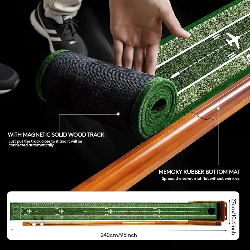 Love And Respect Self Premium Golf Putting Mat With Return