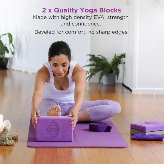 YTYIN 7 Piece Yoga Set Non Slip Eco Friendly YogaMat