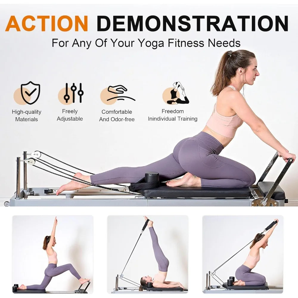Guangbai Foldable Pilates Reformer For Home Gym Workouts