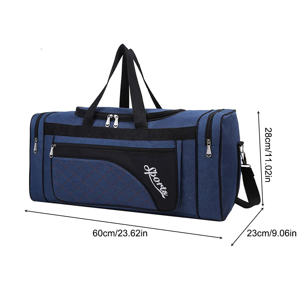JOCESTYLECN Nylon Travel Duffel Bag Large Capacity Sports