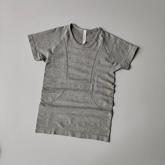 CN Sport Yoga Quick Dry Short Sleeve Top for Fitness