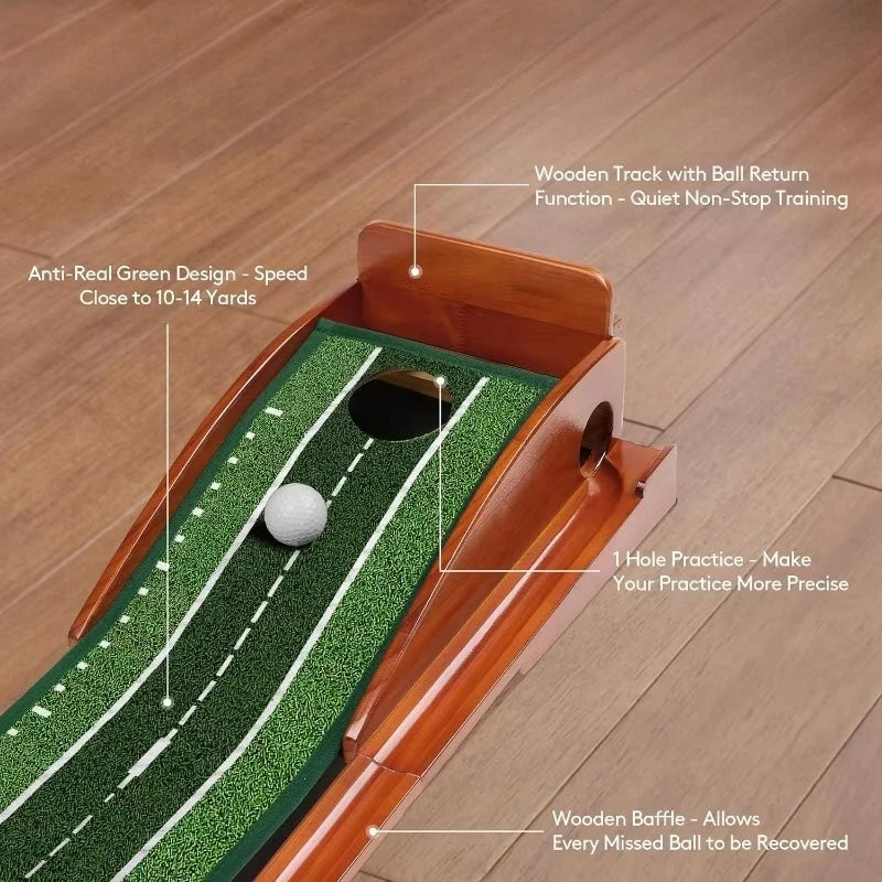 Love And Respect Self Premium Golf Putting Mat With Return