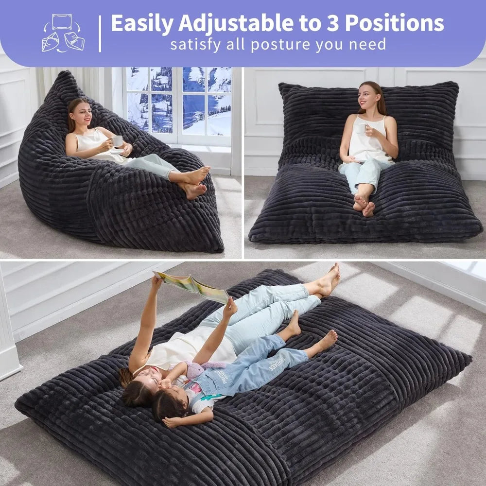 For The Number Giant Bean Bag Chair 3 In 1 Floor Cushion