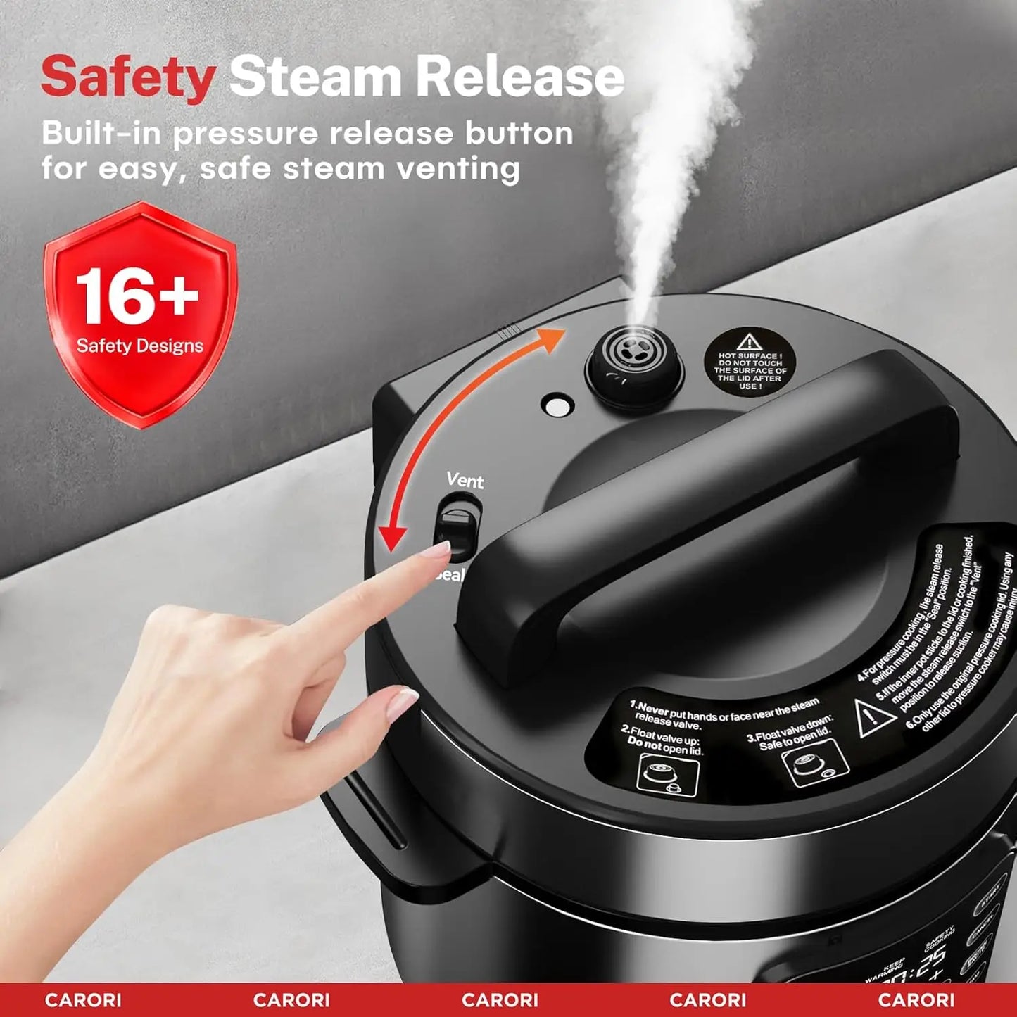 Iosn 9 In 1 Electric Pressure Cooker Programmable Device