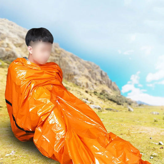 Emergency Survival Sleeping Bag Portable Thermal For Camping