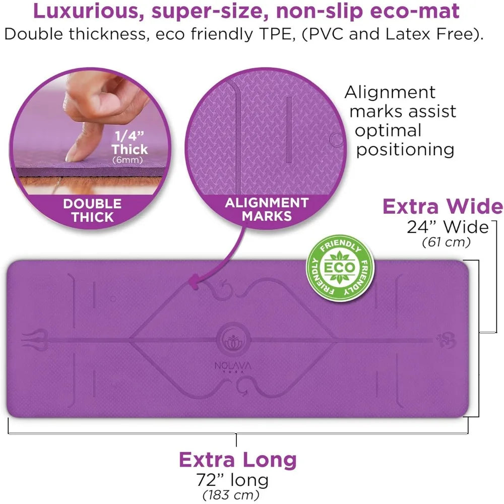 YTYIN 7 Piece Yoga Set Non Slip Eco Friendly YogaMat
