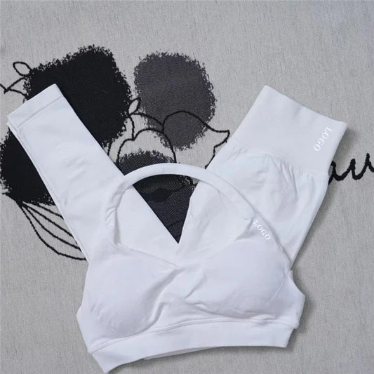 CN Guangdong Women Seamless Yoga Set High Waist Leggings
