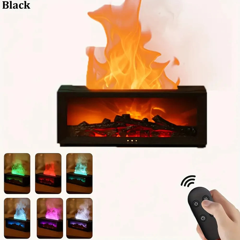 Hign-concerned Upgraded Fireplace Diffuser 7 Color Flame