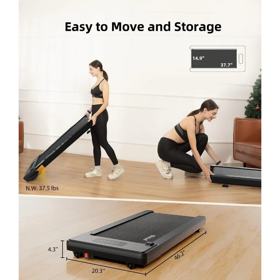 Walking Pad Under Desk Treadmill Portable With LED Display